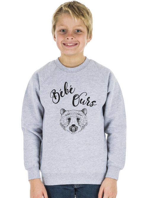 Sweat Enfant BEBE OURS - Kiabi Sweat Enfant BEBE OURS - Kiabi