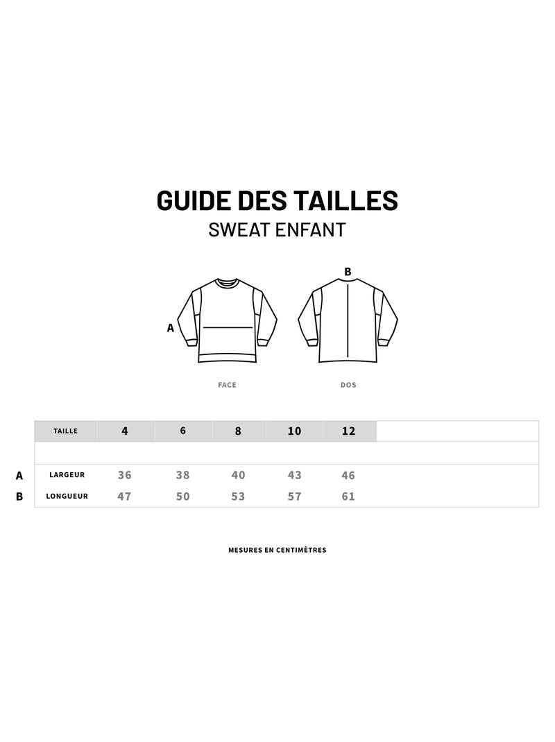 Sweat Enfant BEBE OURS Gris chiné - Kiabi