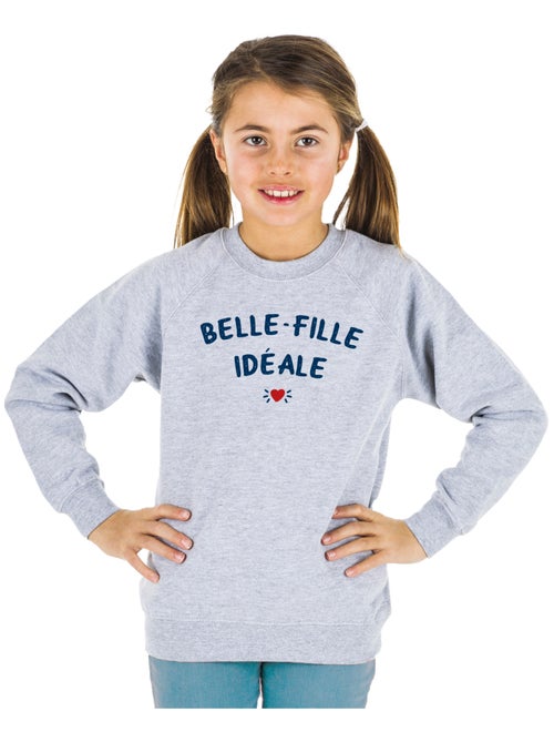 Sweat Enfant BELLE-FILLE IDÉALE - Kiabi Sweat Enfant BELLE-FILLE IDÉALE - Kiabi