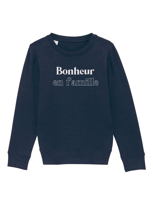 Sweat Enfant BONHEUR EN FAMILLE - Kiabi Sweat Enfant BONHEUR EN FAMILLE - Kiabi