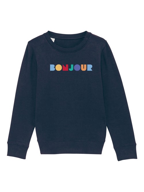 Sweat Enfant BONJOUR COLORÉ - Kiabi Sweat Enfant BONJOUR COLORÉ - Kiabi