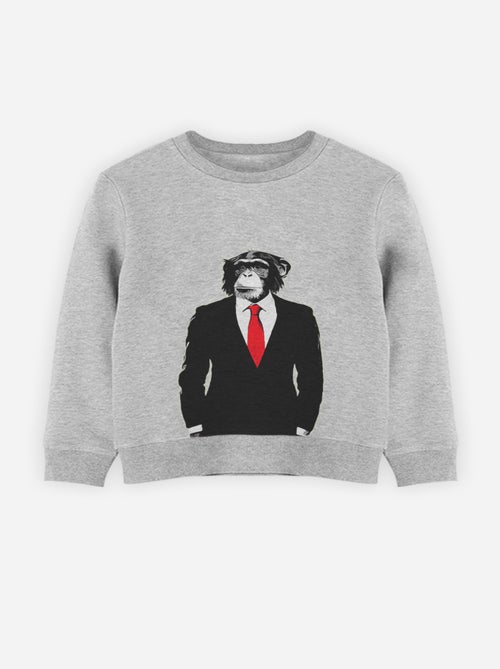 Sweat Enfant BUSINESS MONKEY - Kiabi Sweat Enfant BUSINESS MONKEY - Kiabi