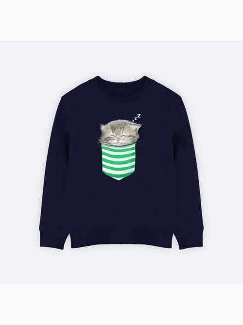 Sweat Enfant CAT IN THE POCKET - Kiabi