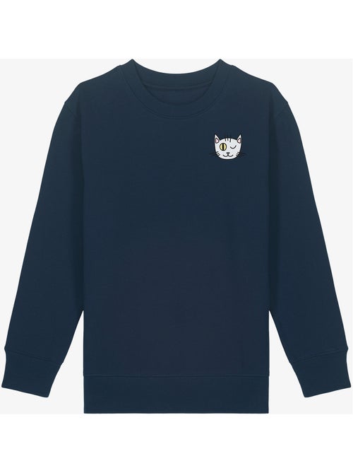 Sweat Enfant CHAT CLIN DOEIL CŒUR - Kiabi