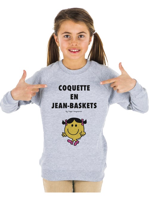 Sweat Enfant COQUETTE EN JEAN BASKET 2 - Kiabi Sweat Enfant COQUETTE EN JEAN BASKET 2 - Kiabi