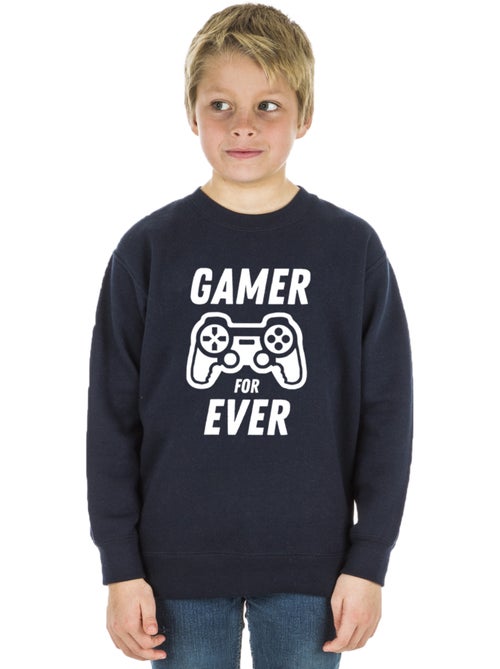 Sweat Enfant GAMER FOR EVER - Kiabi Sweat Enfant GAMER FOR EVER - Kiabi