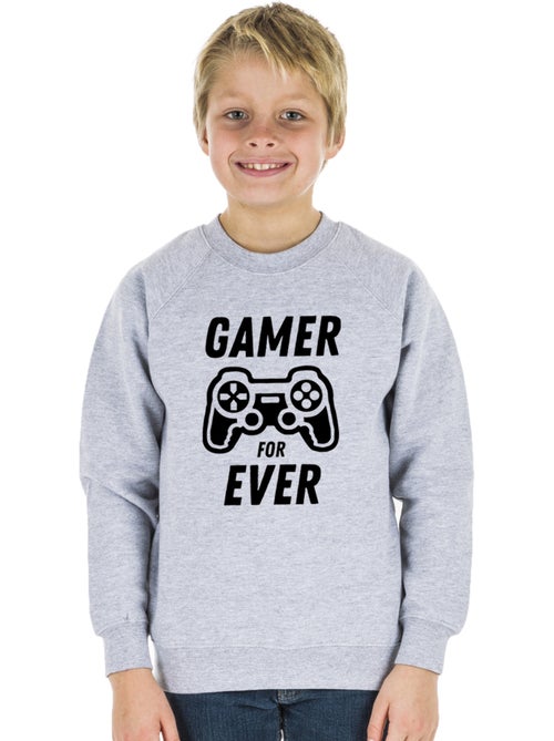 Sweat Enfant GAMER FOR EVER - Kiabi Sweat Enfant GAMER FOR EVER - Kiabi