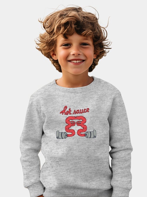 Sweat Enfant HOTSAUCE - Kiabi Sweat Enfant HOTSAUCE - Kiabi