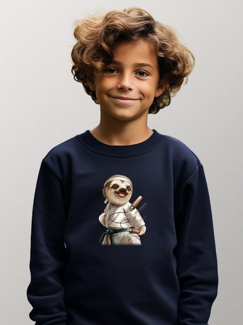 Sweat Enfant KARATE SLOTH - Kiabi Sweat Enfant KARATE SLOTH - Kiabi