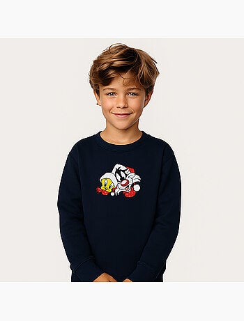 Sweat Enfant LOONEY TUNES SYLVESTER AND TWEETY