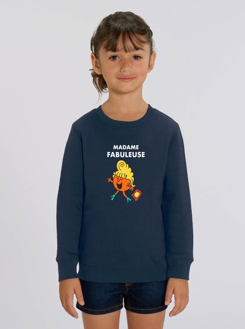 Sweat Enfant MADAME FABULEUSE - Kiabi Sweat Enfant MADAME FABULEUSE - Kiabi