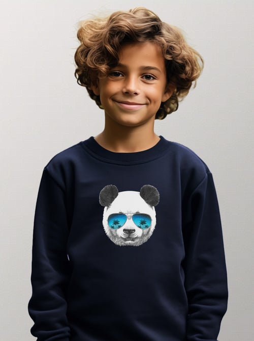 Sweat Enfant PANDA SUNGLASSES - Kiabi Sweat Enfant PANDA SUNGLASSES - Kiabi