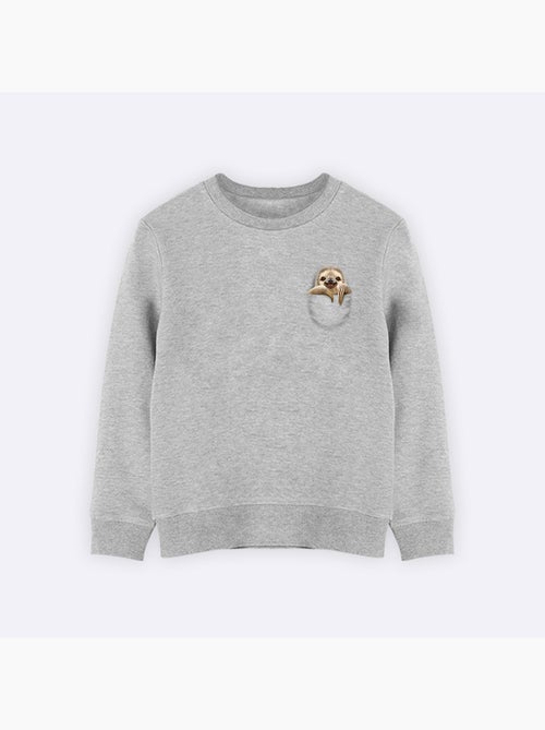 Sweat Enfant POCKET SLOTH - Kiabi