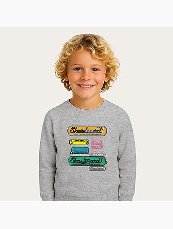 Sweat Enfant SKATEBOARD! MAGAZINE MORE STATIC