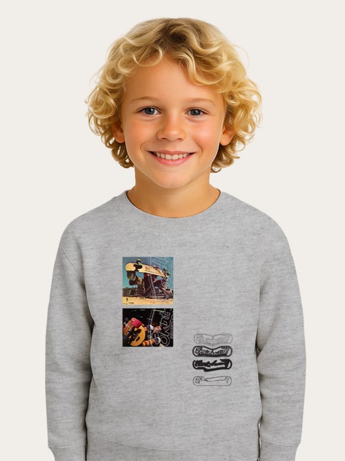 Sweat Enfant SKATEBOARD! MAGAZINE PHOTO - Kiabi