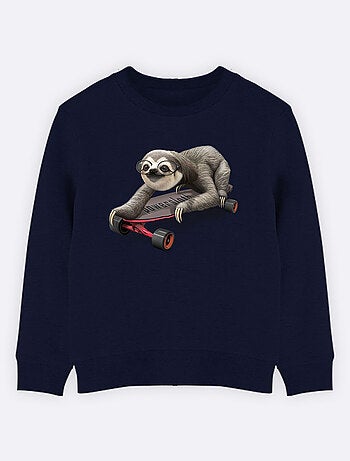 Sweat Enfant SKATEBOARD SLOTH