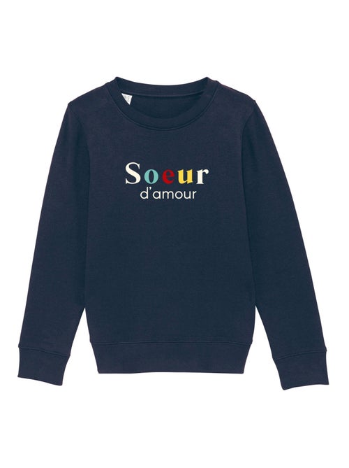 Sweat Enfant SŒUR D'AMOUR - Kiabi Sweat Enfant SŒUR D'AMOUR - Kiabi