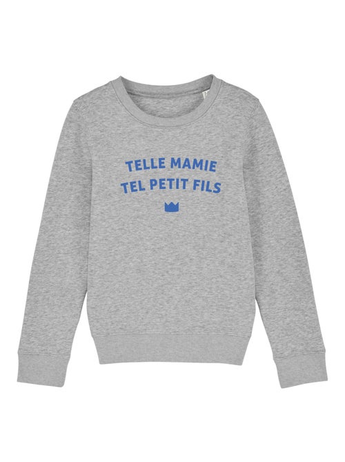 Sweat Enfant TELLE MAMIE TEL PETIT-FILS WAF - Kiabi