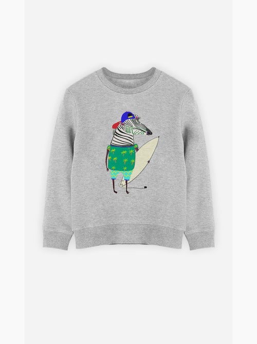 Sweat Enfant ZEBRA SURFER - Kiabi Sweat Enfant ZEBRA SURFER - Kiabi