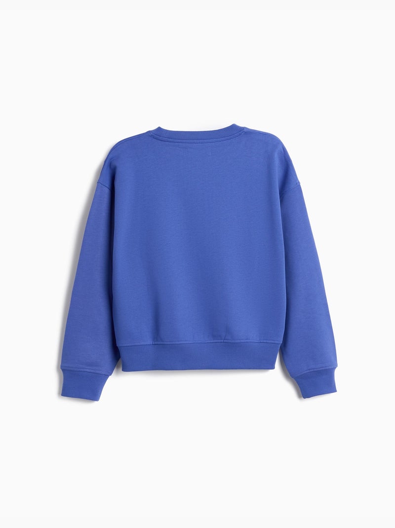 Sweat éponge, mo fashion Bleu - Kiabi