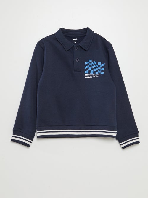 Sweat esprit polo - Kiabi