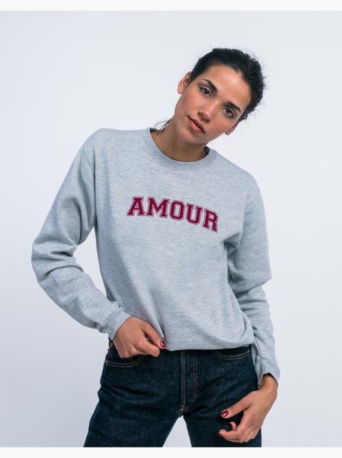 Sweat Femme - AMOUR TYPO USA - Kiabi Sweat Femme - AMOUR TYPO USA - Kiabi