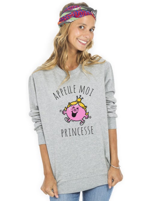 Sweat Femme - APPELLE MOI PRINCESSE - Kiabi