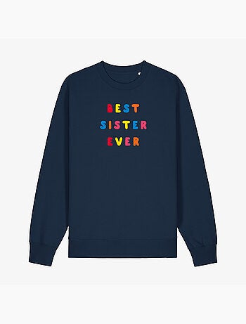 Sweat Femme - BEST SISTER EVER COLORÉE WAF