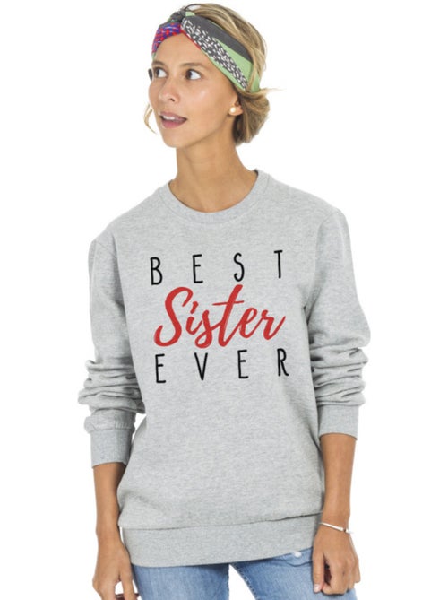 Sweat Femme - BEST SISTER EVER - Kiabi