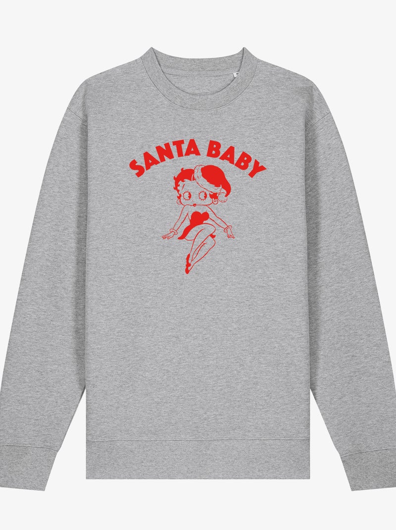 Sweat Femme - BETTY BOOP 3 Gris chiné - Kiabi