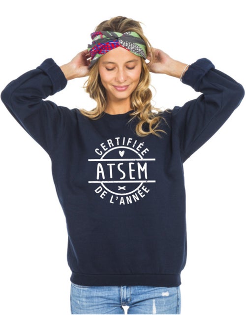 Sweat Femme - CERTIFIÉE ATSEM DE L'ANNÉE - Kiabi Sweat Femme - CERTIFIÉE ATSEM DE L'ANNÉE - Kiabi