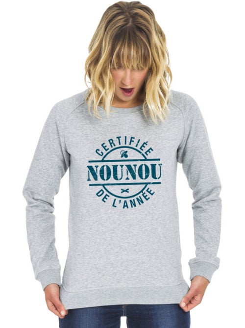 Sweat Femme - CERTIFIÉE NOUNOU DE L'ANNÉE - Kiabi Sweat Femme - CERTIFIÉE NOUNOU DE L'ANNÉE - Kiabi