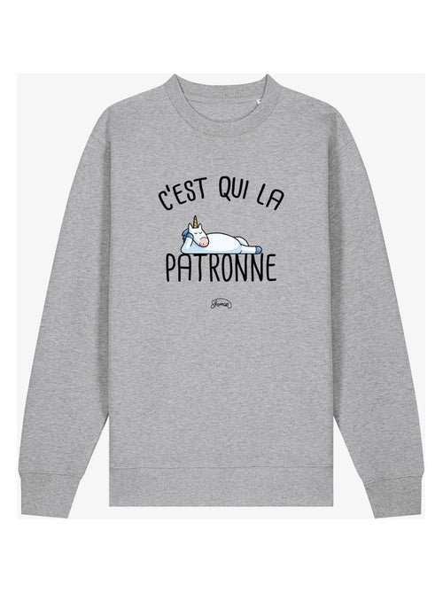 Sweat Femme - C'EST QUI LA PATRONNE - Kiabi Sweat Femme - C'EST QUI LA PATRONNE - Kiabi