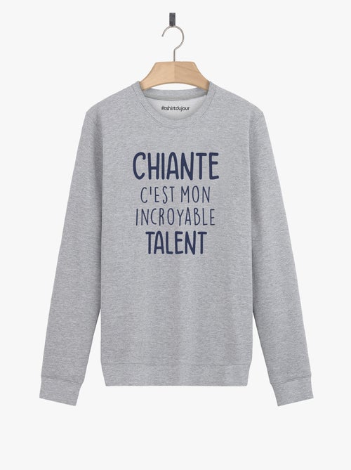 Sweat Femme - CHIANTE C'EST MON INCROYABLE TALENT - Kiabi Sweat Femme - CHIANTE C'EST MON INCROYABLE TALENT - Kiabi