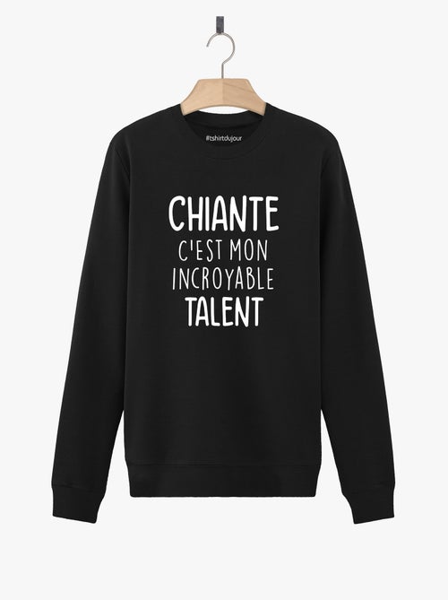 Sweat Femme - CHIANTE C'EST MON INCROYABLE TALENT - Kiabi Sweat Femme - CHIANTE C'EST MON INCROYABLE TALENT - Kiabi