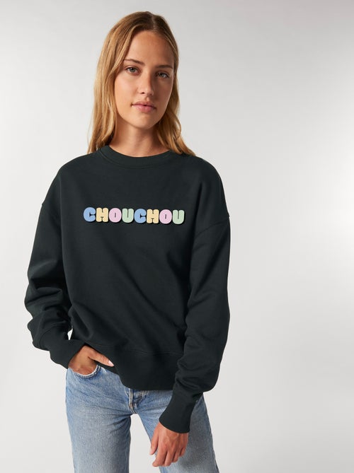 Sweat Femme - CHOUCHOU FACE COLORE - Kiabi Sweat Femme - CHOUCHOU FACE COLORE - Kiabi