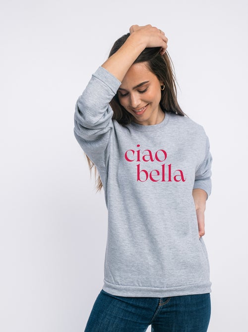 Sweat Femme - CIAO BELLA MPT - Kiabi Sweat Femme - CIAO BELLA MPT - Kiabi