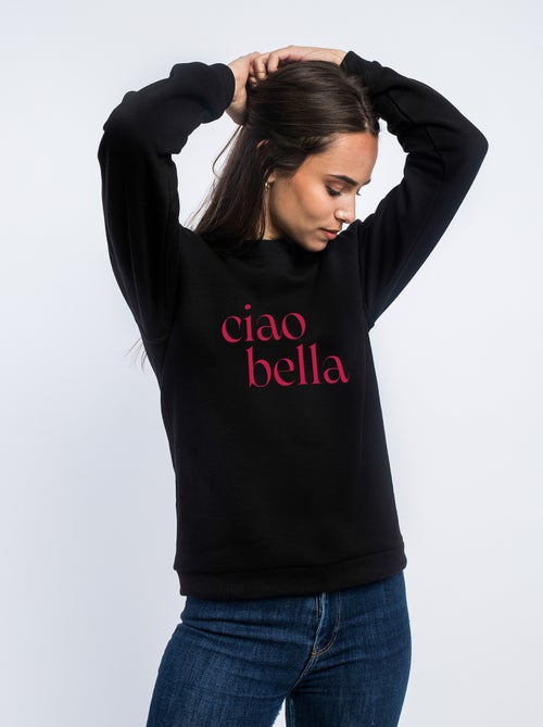 Sweat Femme - CIAO BELLA MPT - Kiabi Sweat Femme - CIAO BELLA MPT - Kiabi