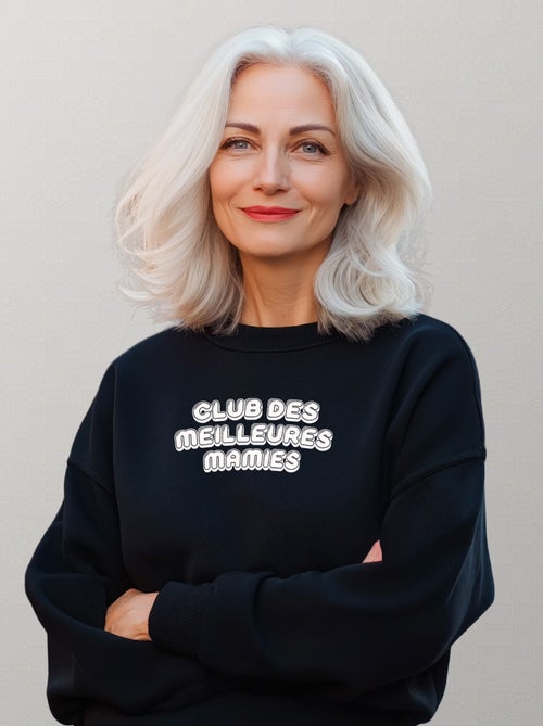 Sweat Femme - CLUB DES MEILLEURES MAMIES - Kiabi Sweat Femme - CLUB DES MEILLEURES MAMIES - Kiabi