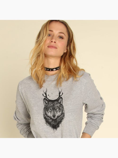 Sweat Femme - DEER WOLF - Kiabi