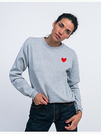 Sweat Femme - DESSIN PETIT COEUR