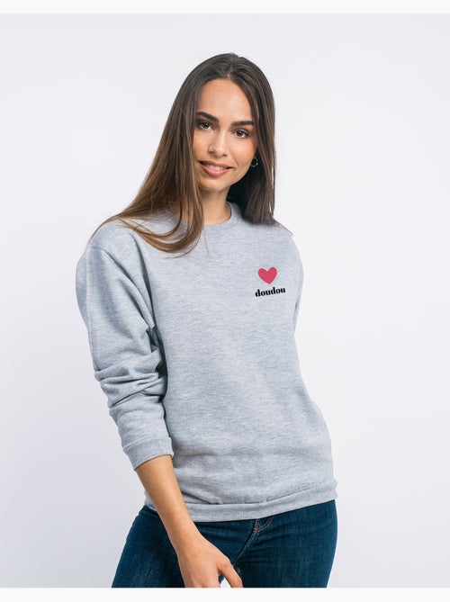 Sweat Femme - DOUDOU CŒUR - Kiabi Sweat Femme - DOUDOU CŒUR - Kiabi