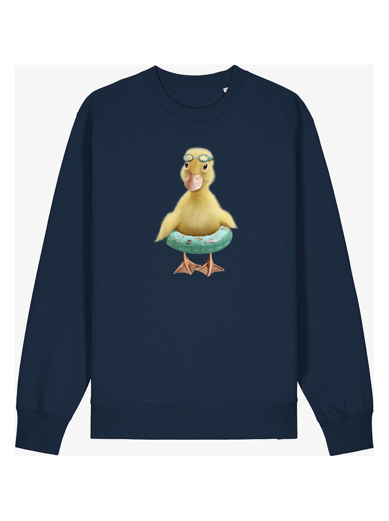 Sweat Femme - DUCK BOUEE Bleu marine - Kiabi
