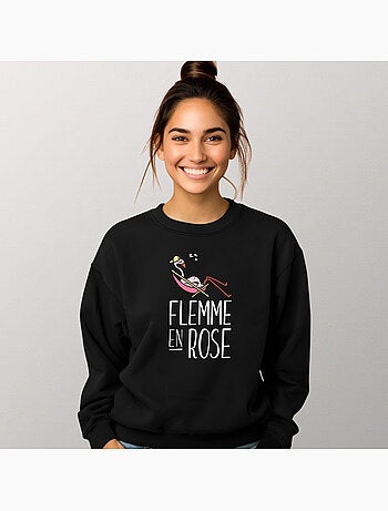 Sweat Femme - FLEMME EN ROSE