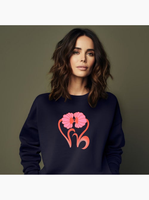 Sweat Femme - FLOWERS - Kiabi