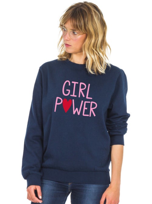 Sweat Femme - GIRL POWER MPT - Kiabi Sweat Femme - GIRL POWER MPT - Kiabi