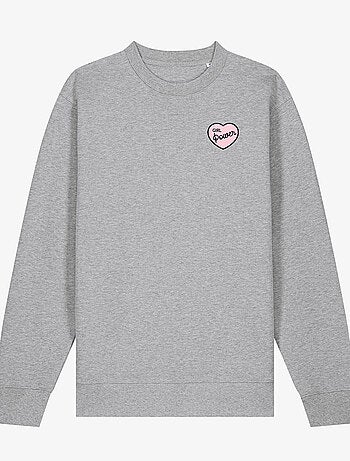 Sweat Femme - GIRL POWER PINK HEART