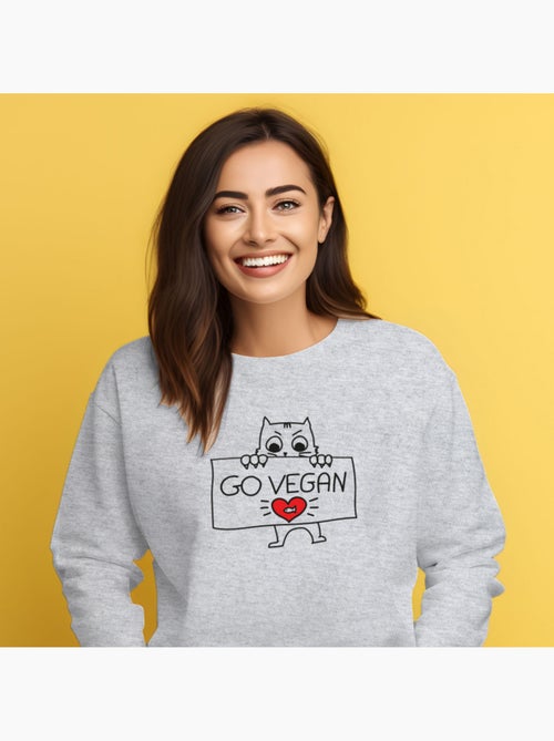 Sweat Femme - GO VEGAN - Kiabi Sweat Femme - GO VEGAN - Kiabi
