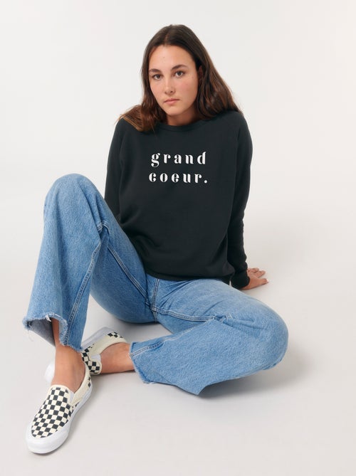 Sweat Femme - GRAND COEUR - Kiabi Sweat Femme - GRAND COEUR - Kiabi