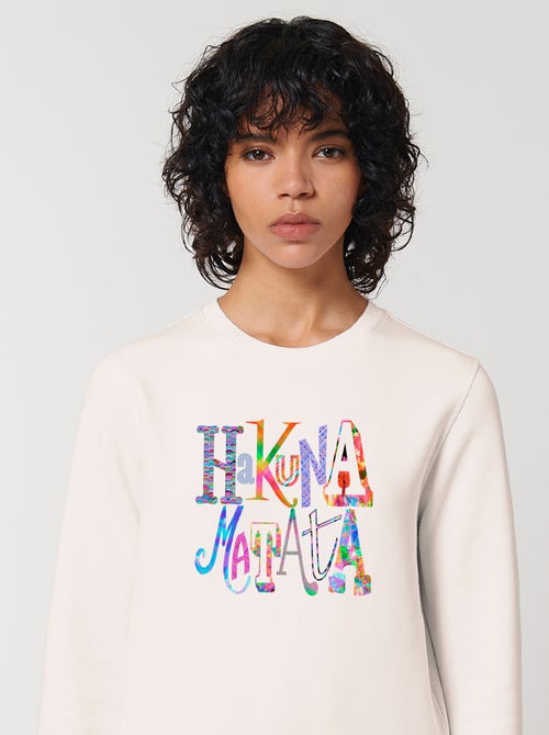 Sweat Femme - HAKUNA MATATA COLOR - Kiabi Sweat Femme - HAKUNA MATATA COLOR - Kiabi